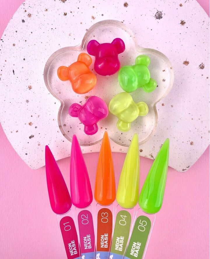 LUNAmoon. Neon Base #5, 13 ml, base neón #5