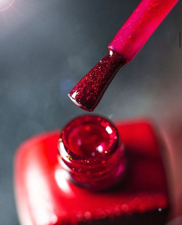 DNKa’. Cover Base #0005 Daring, 12 ml, rote Base mit Schimmer #3