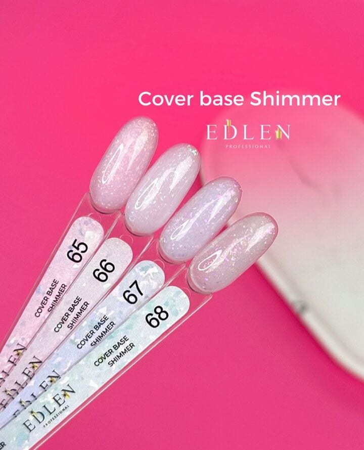 EDLEN Cover base SHIMMER №65, 30 ml #2