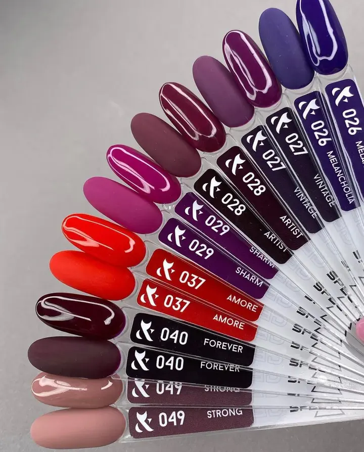 F.O.X. Gel polish, Spectrum, #037, Amore, 7 ml. Гель-лак #4