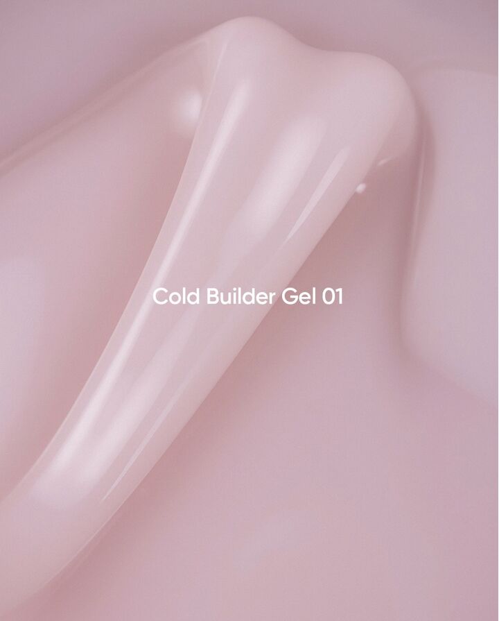 NOTD Cold Builder gel #01, 15 ml, gel constructor rosa lechoso para extensión de uñas #2