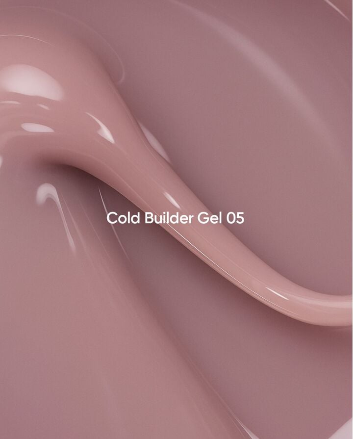NOTD Cold Builder gel #05, 15 ml, холодний нюдовий гель для нарощування нігтів #2