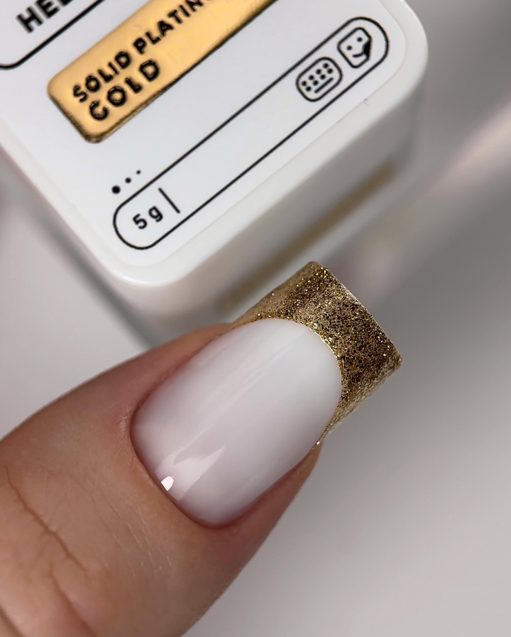 HEYLOVE. Solid platinum gel, GOLD, 5 g, гель-фарба золота #2
