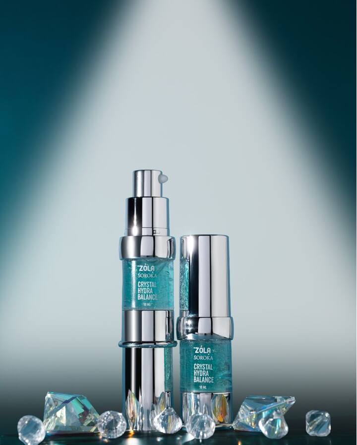 ZOLA × SOROKA. Brow and Lash Serum, Crystal Hydra Balance, 10 ml. Сироватка для брів та вій — ZOLA, NAILSMADE