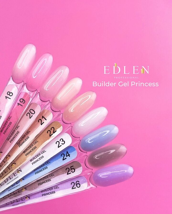 EDLEN. Builder gel Princess №18, 15 ml #2