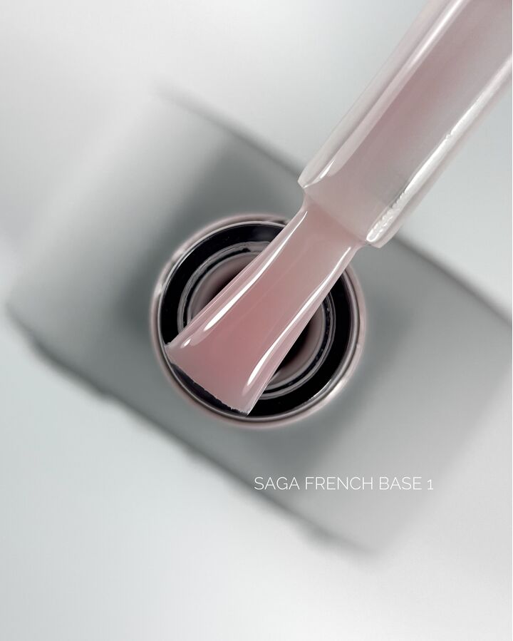 SAGA. French base, #01, 10 ml. Камуфлююча база #1