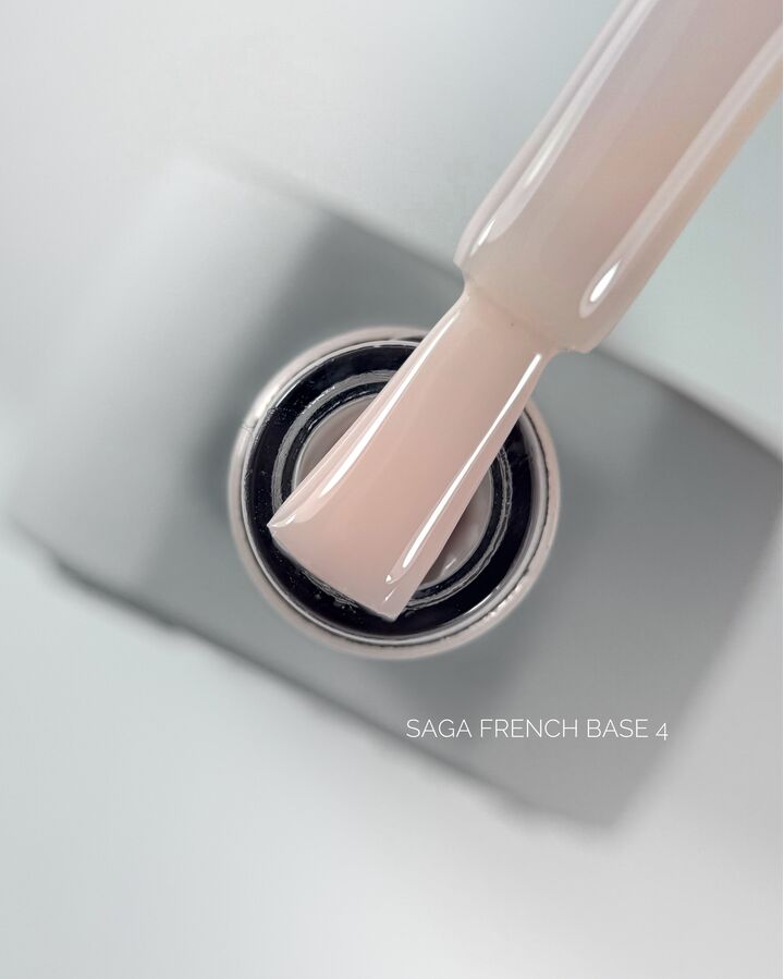 SAGA. French base, #04, 10 ml. Камуфлююча база #1