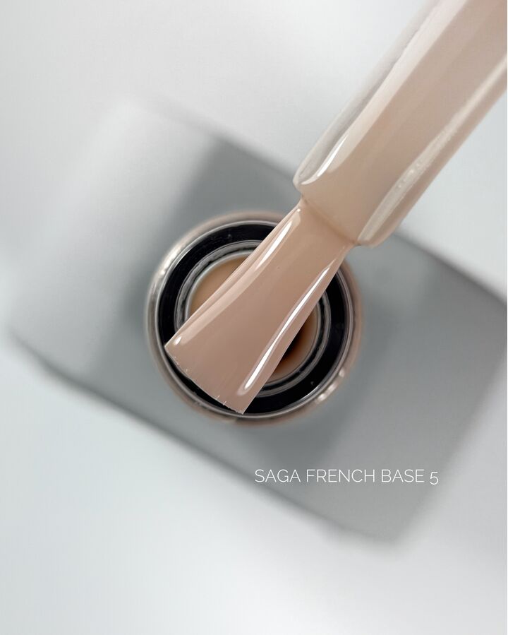 SAGA. French base, #05, 10 ml. Камуфлююча база #1