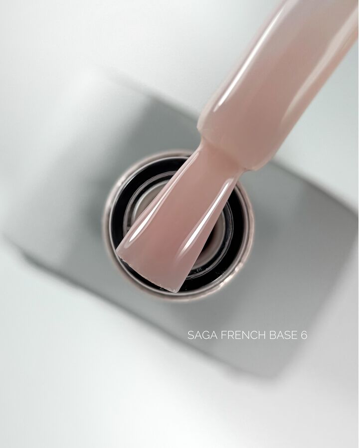 SAGA. French base, #06, 10 ml. Камуфлююча база #1
