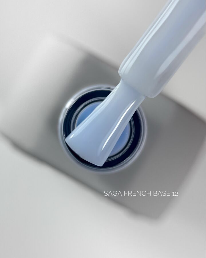 SAGA. French base, #12, 10 ml. Камуфлююча база #1