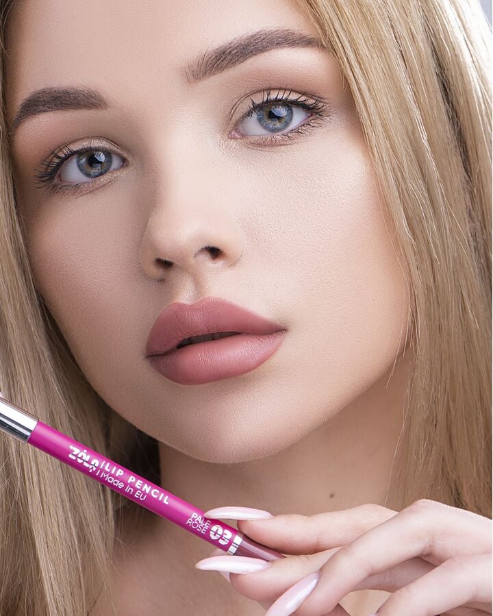 ZOLA. Lip Pencil, #03, Pale Rose. Олівець для губ #3