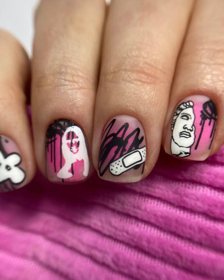 ART STAMPING Пластина для стемпинга 0007 «Graffiti» by Vakula — Стемпинг, NAILSMADE