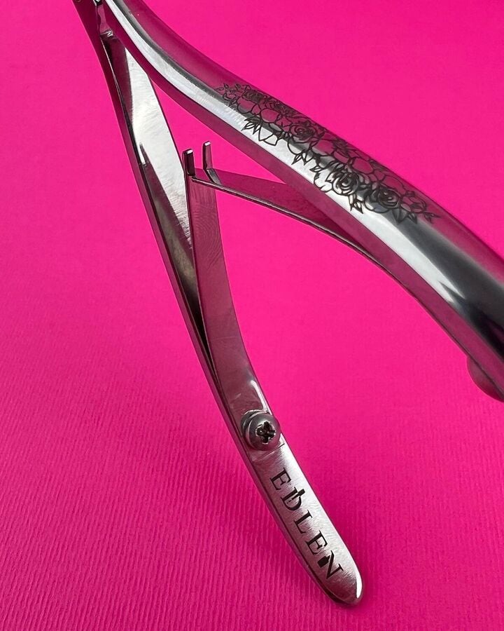 EDLEN. Cuticle Nippers "ROSE", 125 mm, Накожниці для кутикули #3