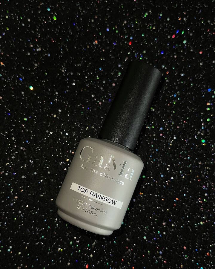 GA&MA. RAINBOW Top Coat (NEW), 10 ml, Top à effet œil de chat (renouvelé) #7