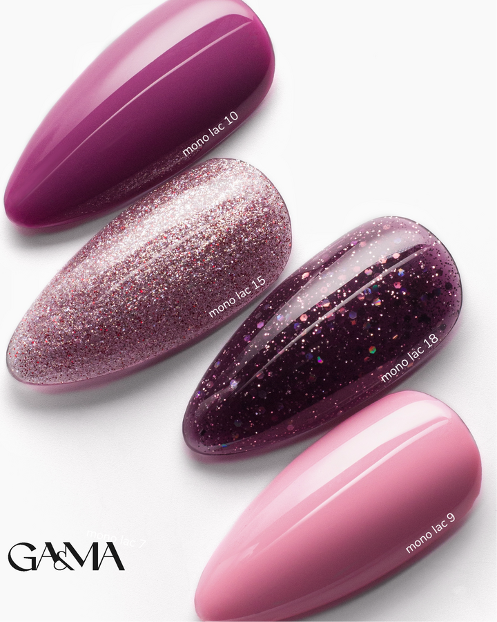 GÉMELY (ex GA&MA). Single-phase Gel Polish, Mono Lac, #010, 6 ml. Однофазний гель лак, "Моно лак" #6