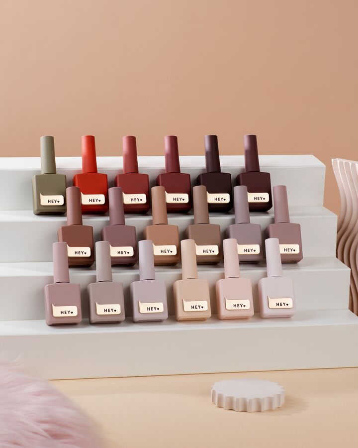HEYLOVE. Gel Polish, GRAY LILAC, 15 ml, гель-лак, ліловий #9