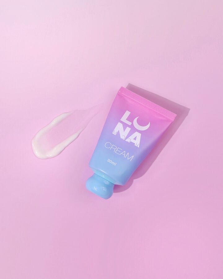 LUNAmoon. Hand Cream Strawberry Dessert, 30 ml. Крем ламелярний зволожуючий з ароматом полуниці з вершками #3