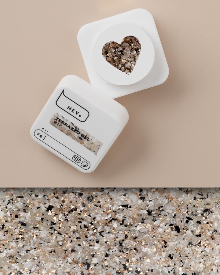 HEYLOVE. Terrazzo gel, #1, 5 g, гель для дизайну #2