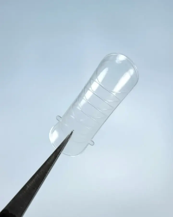 LUNAmoon. Top nail forms, Classic Onychogryphotic Square, 120 Stück. Oberformen für Nagelverlängerung, klassisches onychogryphotisches Quadrat #2