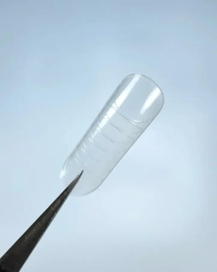 LUNAmoon. Top nail forms, Classic Square, 120 uds. Formas superiores para extensión, cuadrado clásico #2