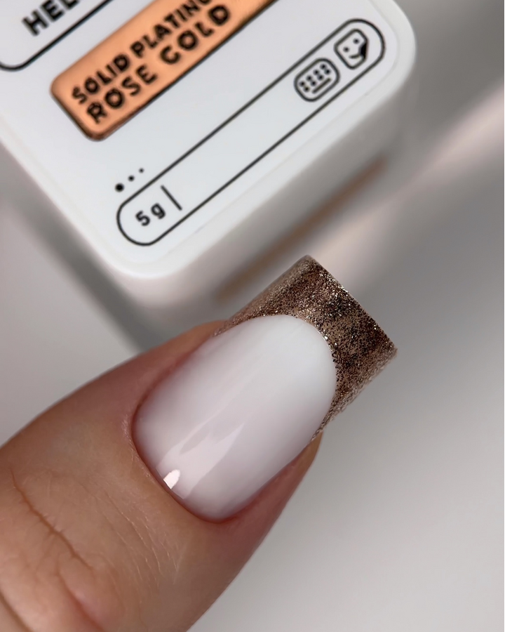 HEYLOVE. Solid platinum gel, ROSE GOLD, 5 g, гель-фарба рожеве золото #2