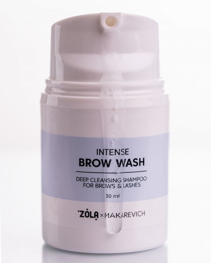 ZOLA x Makarevich. Brow & Lash Deep Cleansing Shampoo, Intense Brow Wash, 30 ml. Шампунь глибокої очистки для брів та вій #4