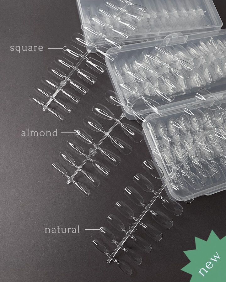 ADORE. Funky Gel Tips, Square Short, 240 pcs. Гелеві тіпси, короткий квадрат #3