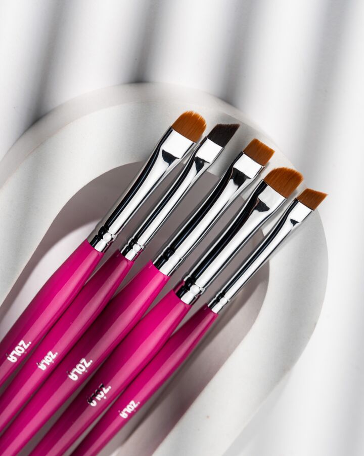 ZOLA. Brushes. Brow Update Set. Набір пензлів для брів, 5 шт #2