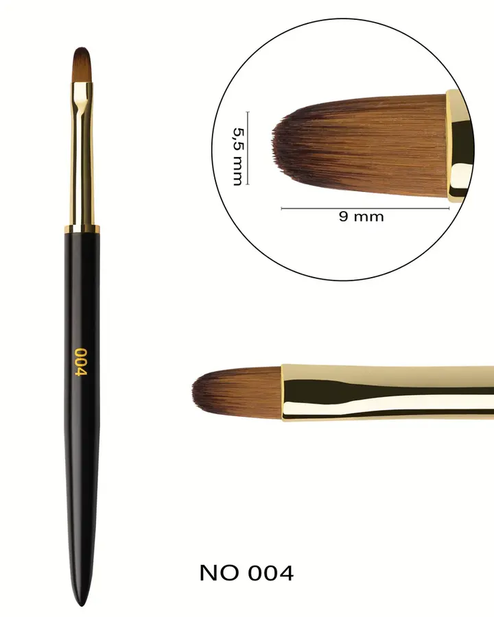 F.O.X. Art Brush, #004, 9 mm. Modellier- und Designpinsel "Kurzes Oval" #3