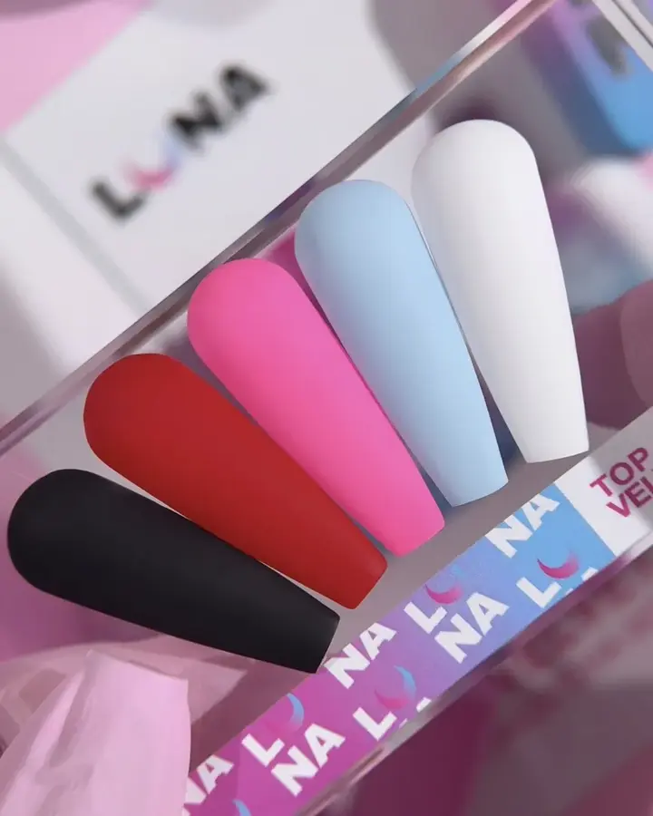 LUNAmoon. VELVET MAX Top, 13 ml, матовий топ без липкого шару #3