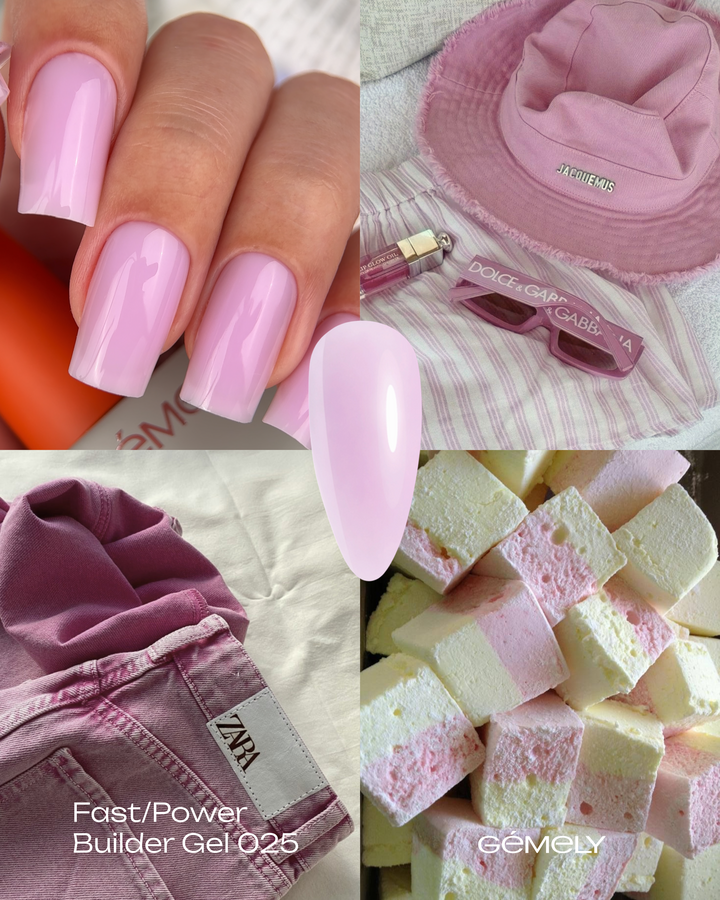 GÉMELY (ex GA&MA). Power builder gel #25, 50 ml, твердий гель #6
