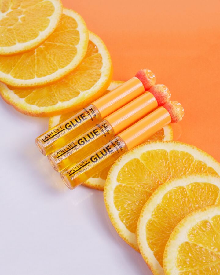 ZOLA x Romashka. Orange Lash Lift Glue Strong Fix, 5 ml. Клей для ламінування вій #4