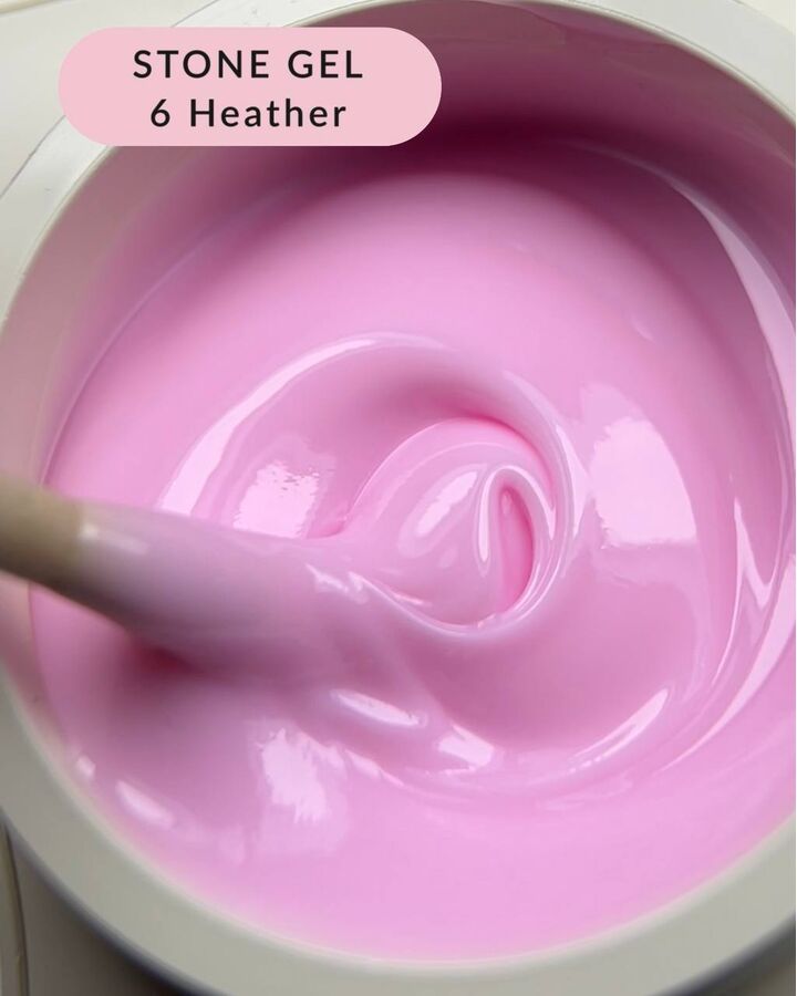 ELSE. Stone gel, #06, Heather, 30 ml. Твердий гель для нарощування #2