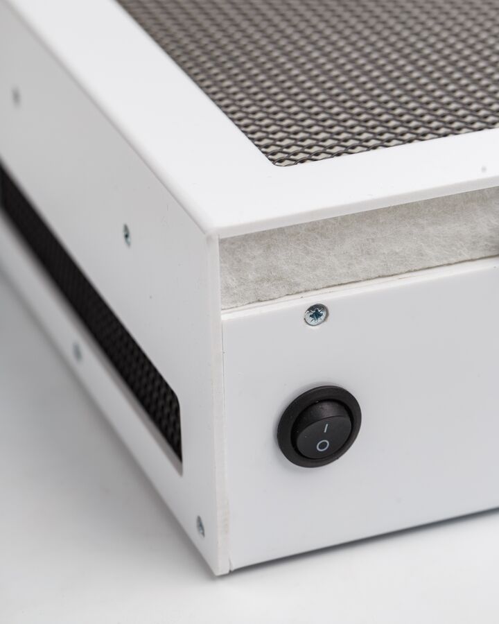 NEW Desktop Nail dust Collector 110 V "Air Max NF11 Plus", Витяжка настільна 110 В, з регулятором швидкості на 7 режимів, білий глянець, двигун Корея (під замовлення) #3