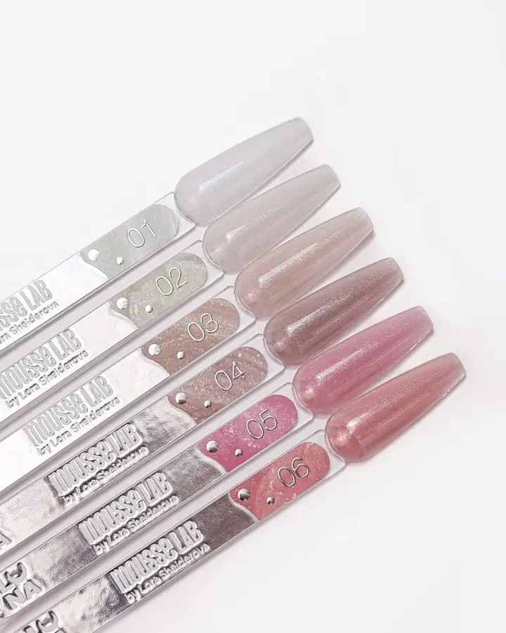 LUNAmoon. Mousse Gel #05, 30 ml, густий гель для нарощування, з шимером — LUNAmoon, NAILSMADE