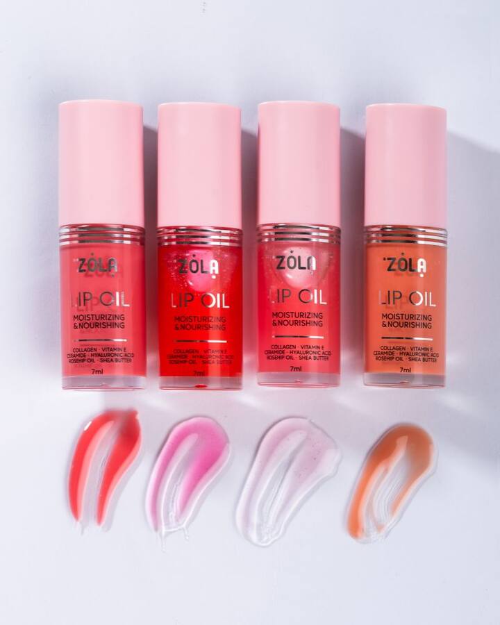 ZOLA. Lip Oil, Honey Candy, 7 ml. Олія для губ — ZOLA, NAILSMADE