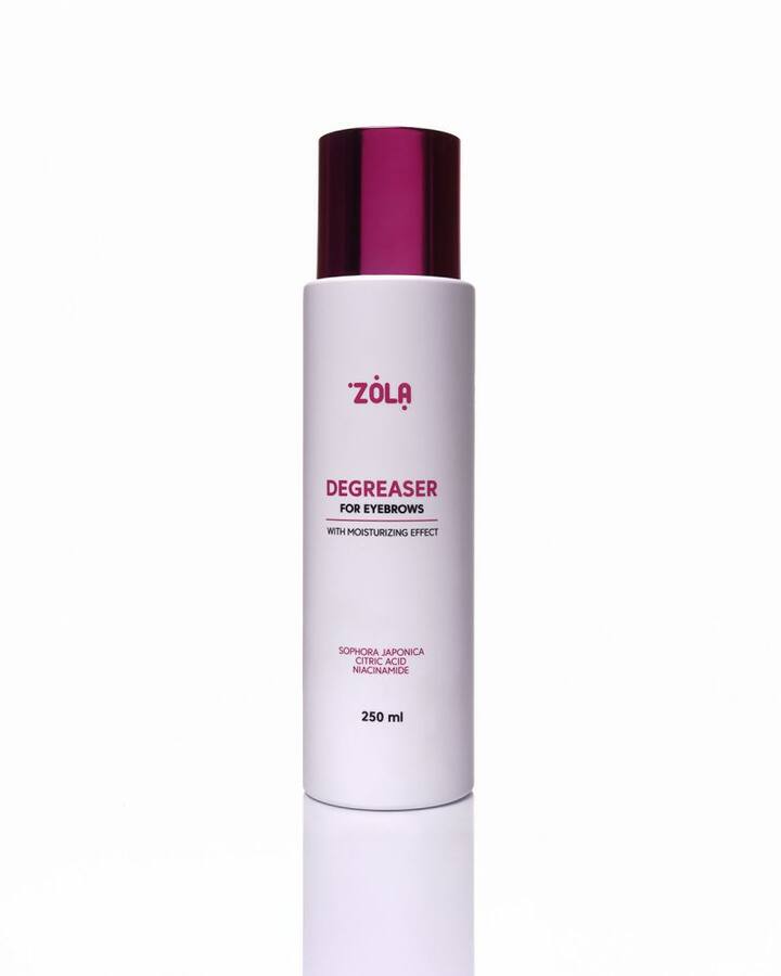 ZOLA. Degreaser for Eyebrows, 250 ml. Знежирювач для брів — ZOLA, NAILSMADE