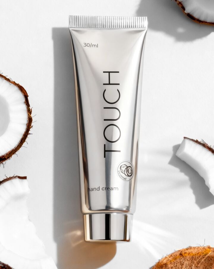 TOUCH. Hand Cream, Coconut, 30 ml, nährende Handcreme mit Kokosduft #3