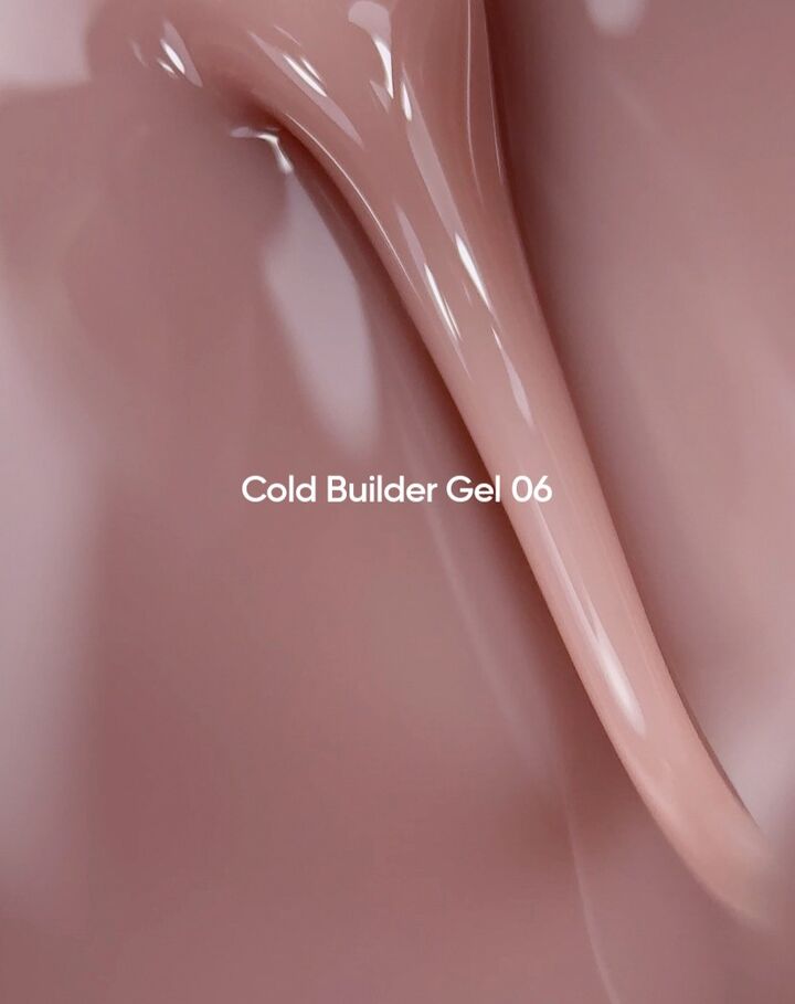 NOTD Cold Builder gel #06, 15 ml, теплий нюдовий гель для нарощування нігтів #2