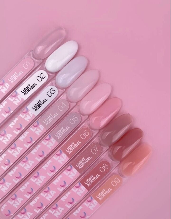 LUNAmoon. Light Acrygel #1 Clear, 50 ml, gel líquido, transparente #3