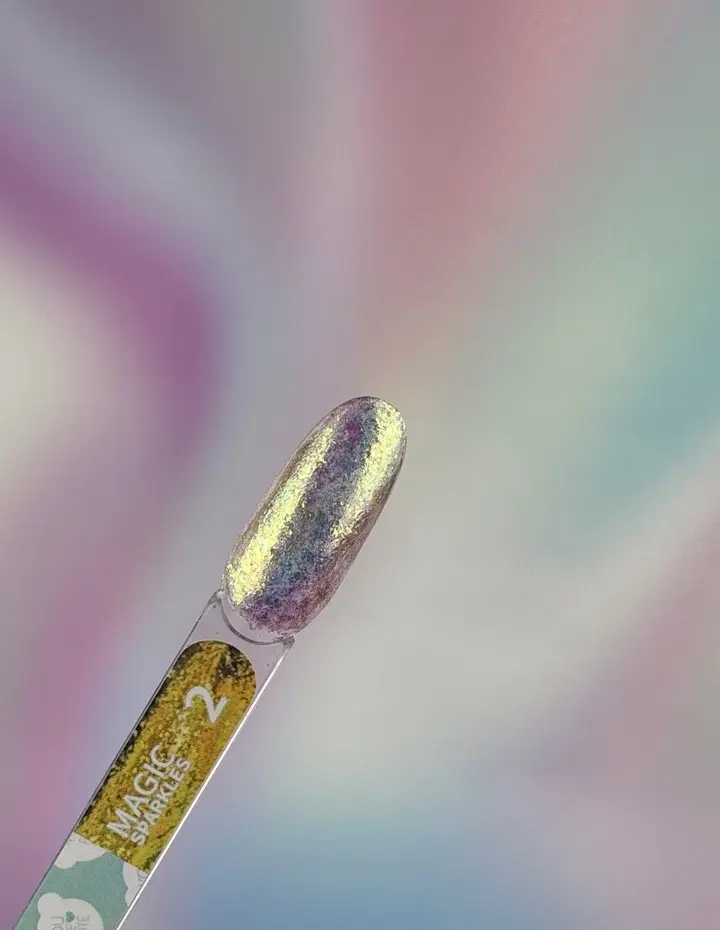 You Are Cute. Magic Sparkles №02, 0.2 g, Trockene Chamäleon-Glitzer für Nägel #3