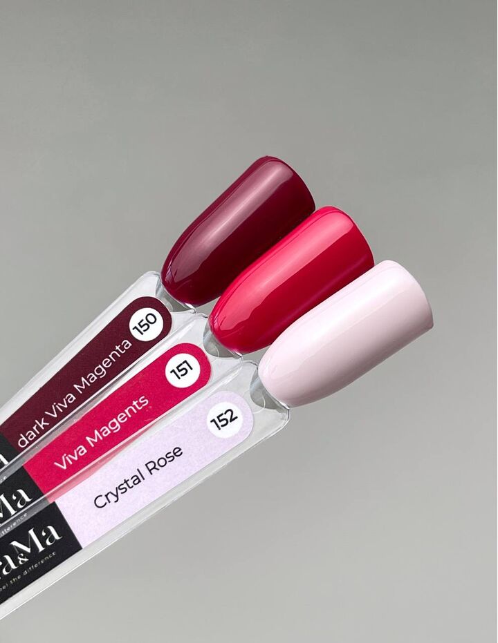 GA&MA. Gel polish #152 Cristal Rose, 10 ml, Gel-Lack #3