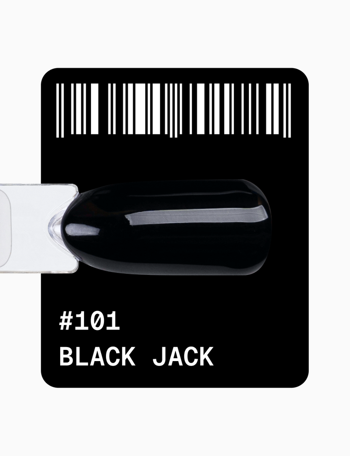 ADORE. Gel Polish, #101, Black Jack, 12 ml. gel polish, schwarz #2