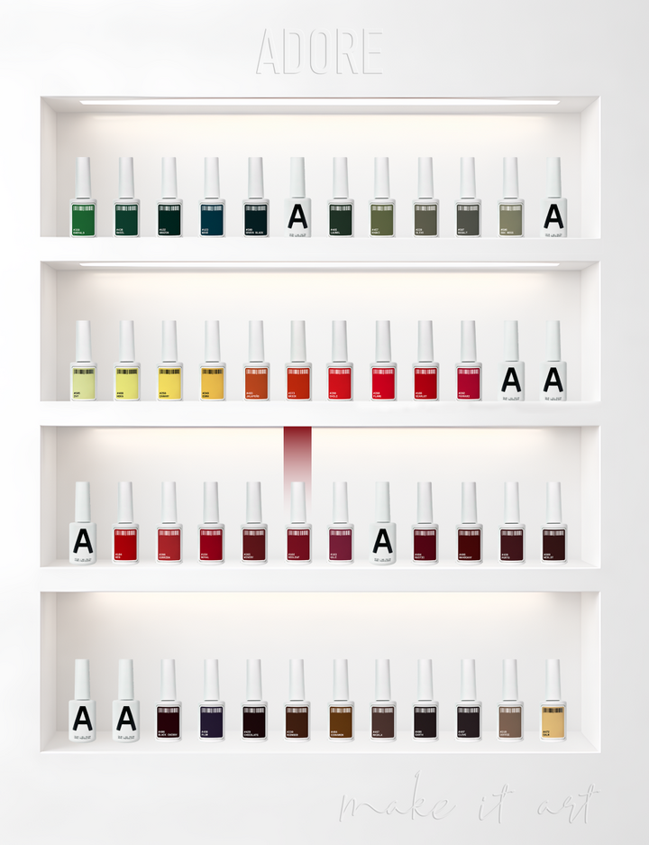 ADORE. Gel Polish, #102, Redleaf, 12 ml. Гель-лак, рубіновий #5