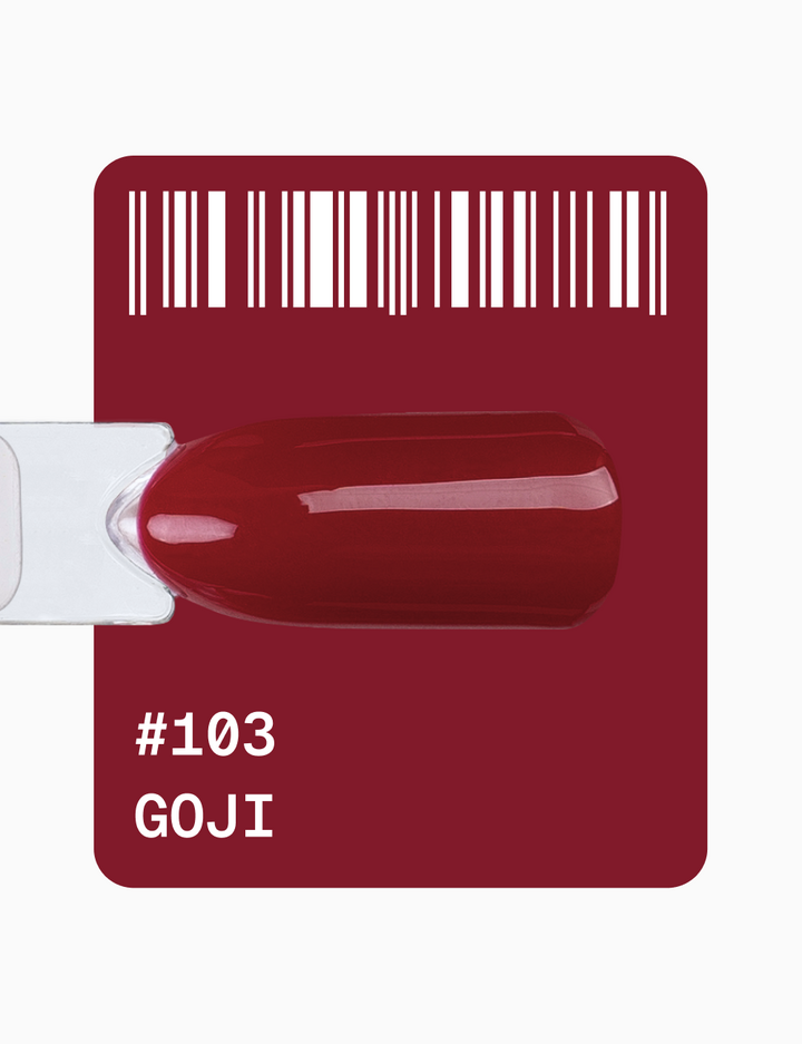 ADORE. Gel Polish, #103, Goji, 12 ml. Гель-лак, темно-червоний iз вишневим пiдтоном #2