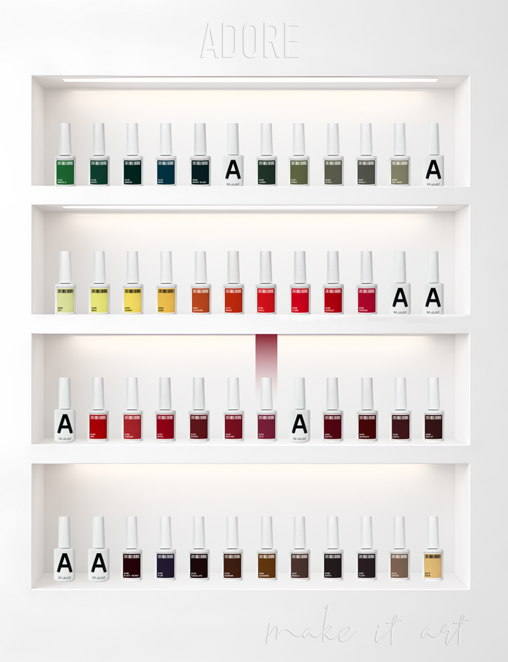 ADORE. Gel Polish, #103, Goji, 12 ml. Гель-лак, темно-червоний iз вишневим пiдтоном #5