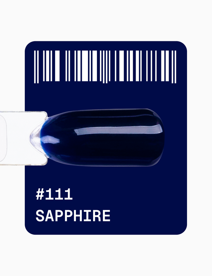 ADORE. Gel Polish, #111, Saphire, 12 ml. Gel polish, bleu royal foncé #2