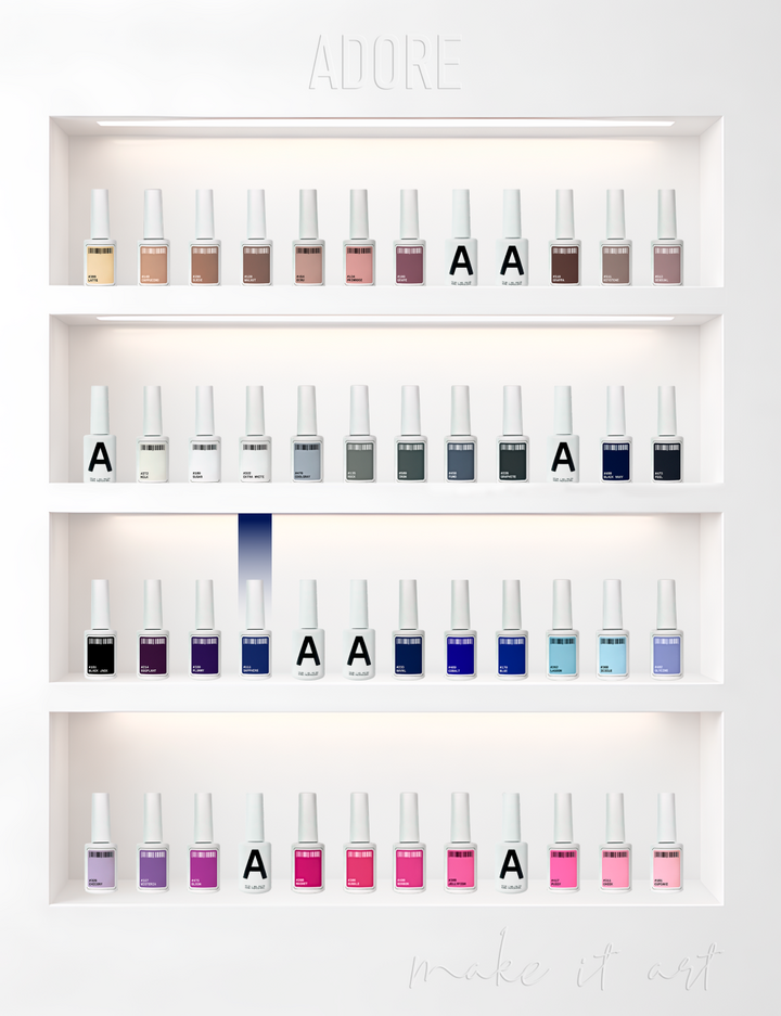 ADORE. Gel Polish, #111, Saphire, 12 ml. Gel polish, bleu royal foncé #5