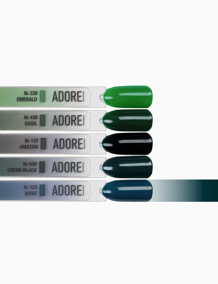 ADORE. Gel Polish, #123, Wave, 12 ml. Гель-лак, морська хвиля #4