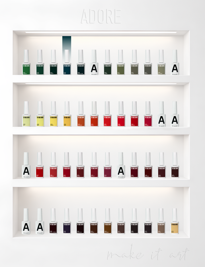 ADORE. Gel Polish, #123, Wave, 12 ml. Гель-лак, морська хвиля #5